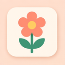 icon_fashion_flower_flat_pastel icon preview