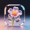 icon_fashion_flower_glassy icon preview