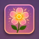 icon_fashion_flower_glow_effect icon preview