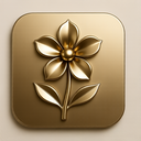 icon_fashion_flower_metallic icon preview