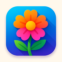 icon_fashion_flower_vibrant_colors icon preview