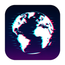 icon_fashion_globe_digital_glitch icon preview
