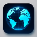 icon_fashion_globe_futuristic icon preview