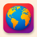 icon_fashion_globe_vibrant_colors icon preview