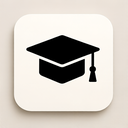 icon_fashion_graduation_cap_minimalist icon preview
