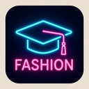 icon_fashion_graduation_cap_neon icon preview