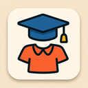 icon_fashion_graduation_cap_playful icon preview