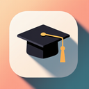 icon_fashion_graduation_cap_shadow_effect icon preview