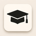 icon_fashion_graduation_cap_simplified icon preview