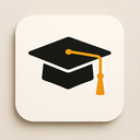 icon_fashion_graduation_cap_thin icon preview