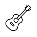 icon_fashion_guitar_line_art icon preview