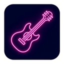 icon_fashion_guitar_neon icon preview