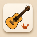 icon_fashion_guitar_origami icon preview