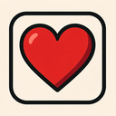 icon_fashion_heart_bold icon preview