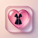 icon_fashion_heart_glassy icon preview
