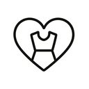 icon_fashion_heart_line_art icon preview
