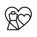 icon_fashion_heart_minimal_outline icon preview
