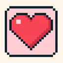 icon_fashion_heart_pixel_art icon preview