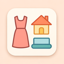 icon_fashion_house_flat_pastel icon preview