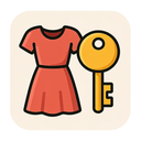icon_fashion_key_cartoon icon preview