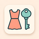 icon_fashion_key_flat_pastel icon preview