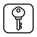 icon_fashion_key_minimal_outline icon preview