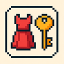 icon_fashion_key_pixel_art icon preview