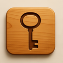 icon_fashion_key_wooden icon preview