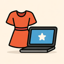 icon_fashion_laptop_cartoon icon preview