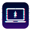 icon_fashion_laptop_digital_glitch icon preview