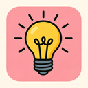 icon_fashion_light_bulb_cartoon icon preview