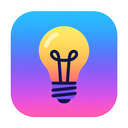 icon_fashion_light_bulb_gradient icon preview