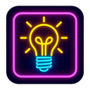 icon_fashion_light_bulb_neon icon preview