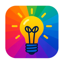 icon_fashion_light_bulb_vibrant_colors icon preview