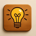 icon_fashion_light_bulb_wooden icon preview