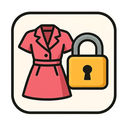 icon_fashion_lock_cartoon icon preview