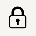 icon_fashion_lock_monochrome icon preview