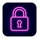 icon_fashion_lock_neon icon preview