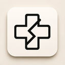 icon_fashion_medical_cross_asymmetrical icon preview