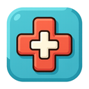 icon_fashion_medical_cross_cartoon icon preview