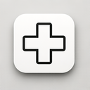 icon_fashion_medical_cross_monochrome icon preview