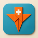 icon_fashion_medical_cross_origami icon preview