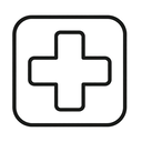 icon_fashion_medical_cross_outline icon preview