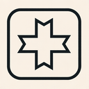 icon_fashion_medical_cross_sharp_edges icon preview