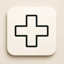 icon_fashion_medical_cross_thin icon preview