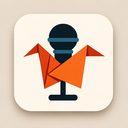 icon_fashion_microphone_origami icon preview