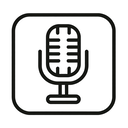 icon_fashion_microphone_outline icon preview