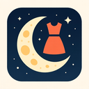 icon_fashion_moon_flat_design icon preview
