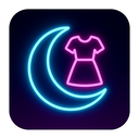 icon_fashion_moon_neon icon preview