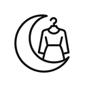 icon_fashion_moon_outline icon preview